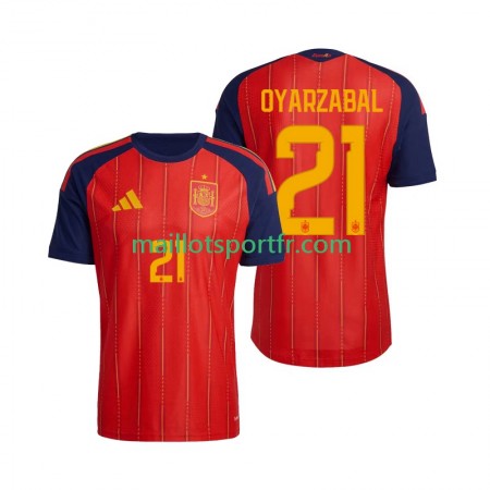 Maillot de Foot Espagne Mikel Oyarzabal 21 World Cup Domicile 2026
